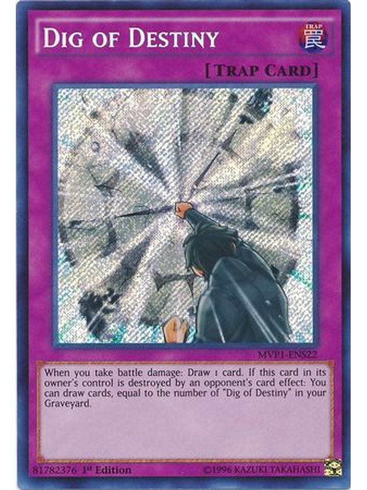 Dig of Destiny - MVP1-ENS22 - Secret Rare 1st Edition 1