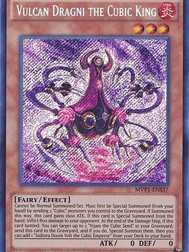 Vulcan Dragni the Cubic King - MVP1-ENS37 - Secret Rare 1st Edition