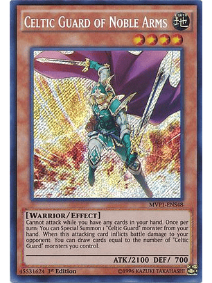 Celtic Guard of Noble Arms - MVP1-ENS48 - Secret Rare 1st Edition