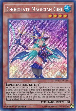 Chocolate Magician Girl - MVP1-ENS52 - Secret Rare 1st Edition