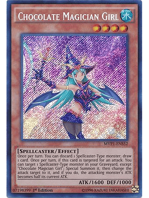 Chocolate Magician Girl - MVP1-ENS52 - Secret Rare 1st Edition