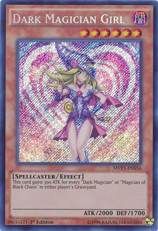 Dark Magician Girl - MVP1-ENS56 - Secret Rare 1st Edition