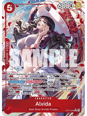 OP15-003 (Alternate Art) Alvida