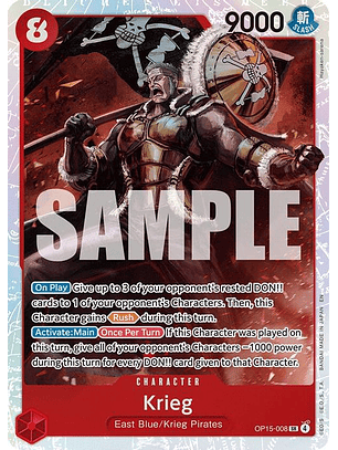 OP15-008 SR Krieg