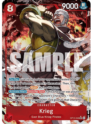 OP15-008 (Alternate Art) Krieg