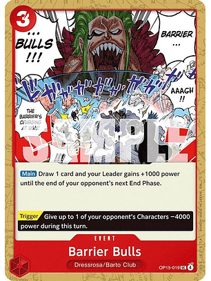 OP15-019 U Barrier Bulls