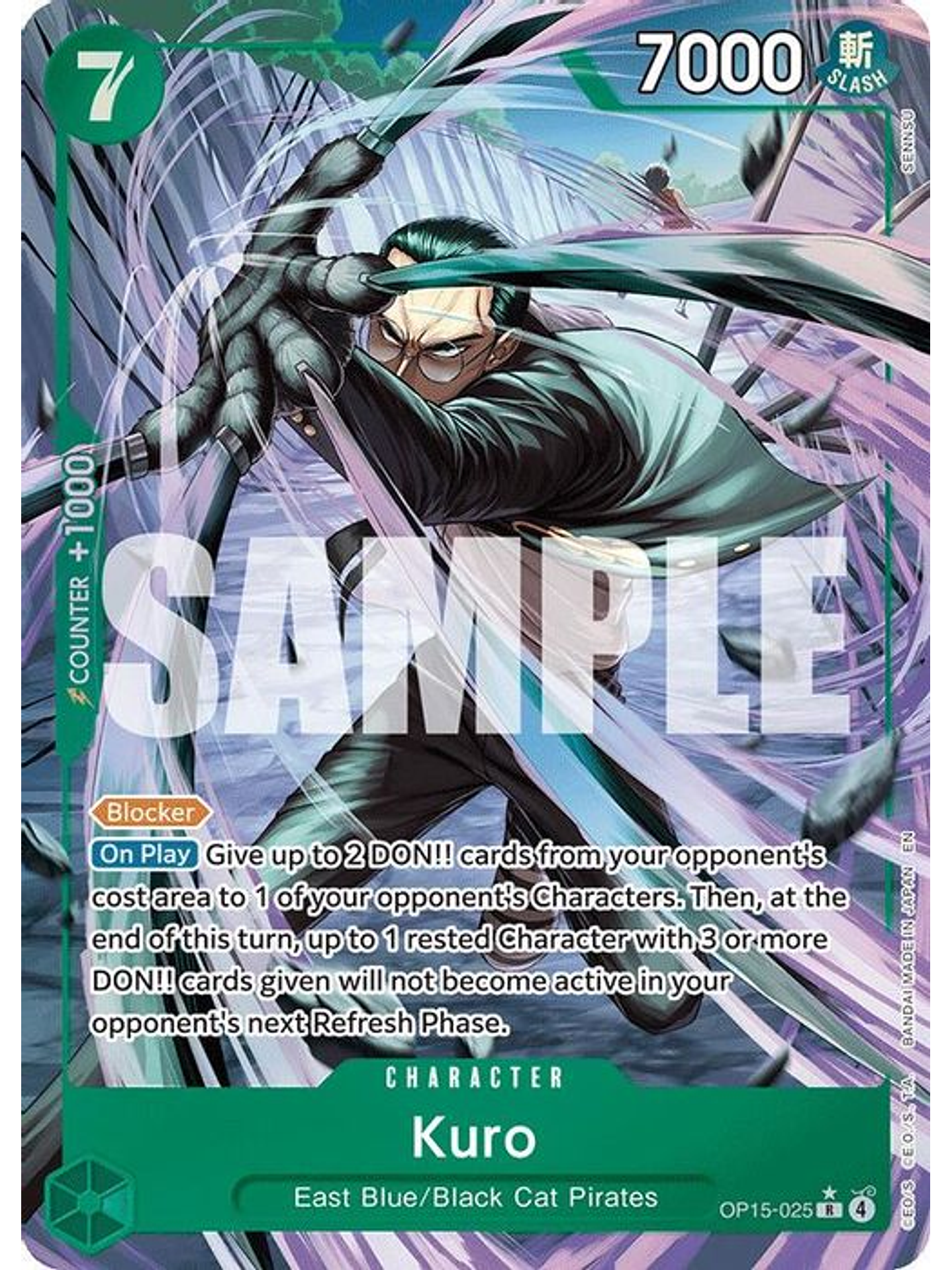 OP15-025 (Alternate Art) Kuro 1