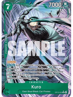 OP15-025 (Alternate Art) Kuro
