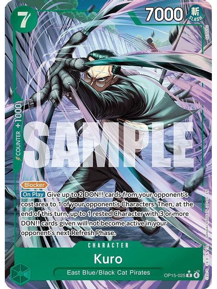 OP15-025 (Alternate Art) Kuro 1
