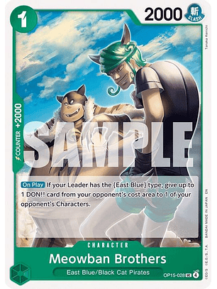 OP15-028 U Meowban Brothers