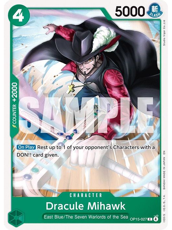 OP15-027 C Dracule Mihawk 1