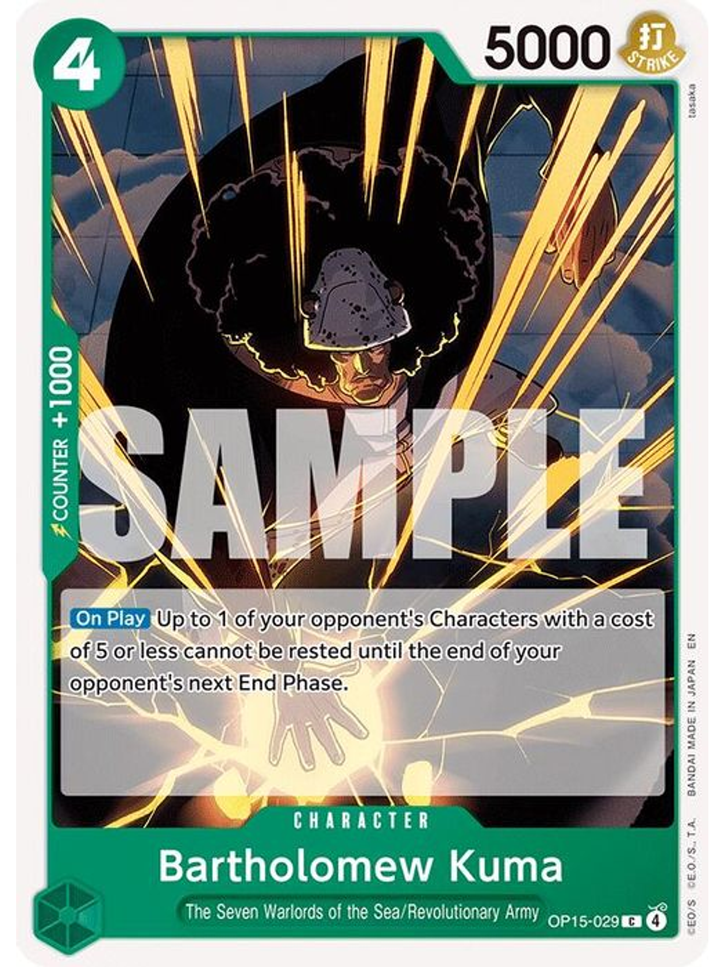 OP15-029 C Bartholomew Kuma 1