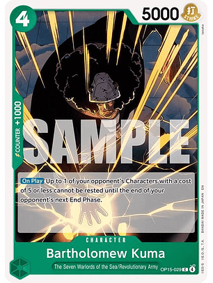 OP15-029 C Bartholomew Kuma