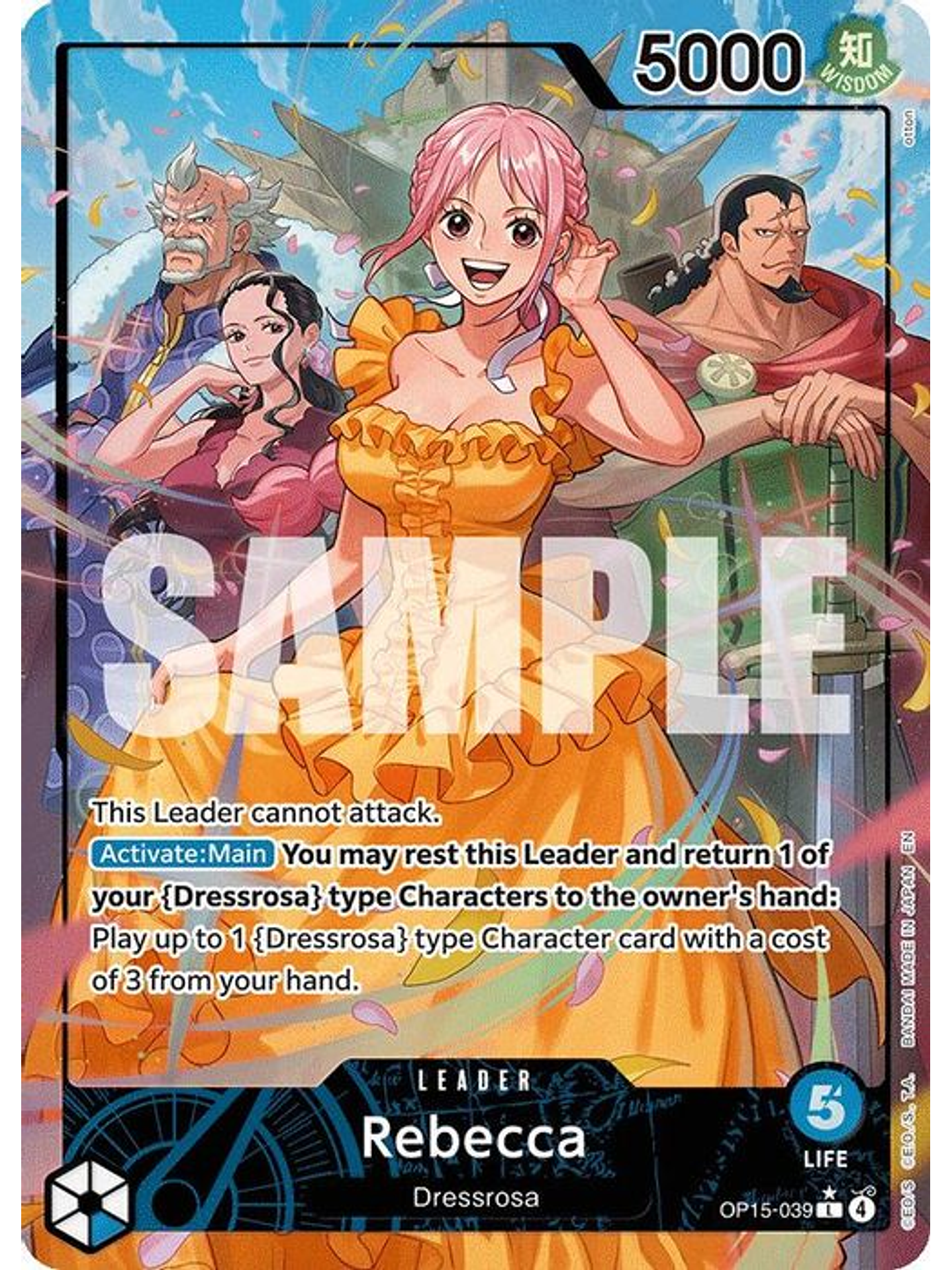 OP15-039 (Alternate Art) Rebecca 1