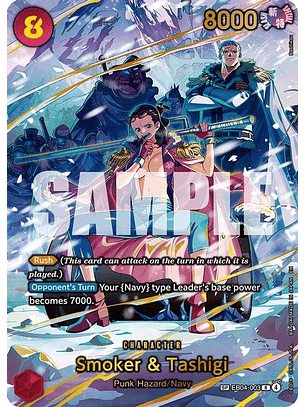 EB04-003 (Special Rare) Smoker & Tashigi (SP)