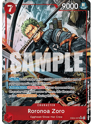 EB04-007 (Alternate Art) Roronoa Zoro