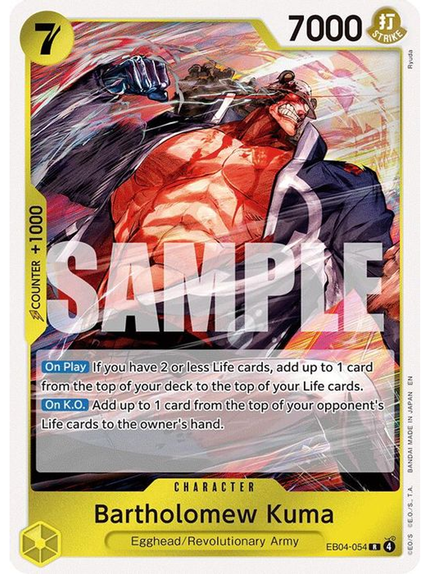 EB04-054 R Bartholomew Kuma 1