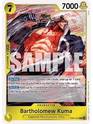 EB04-054 R Bartholomew Kuma