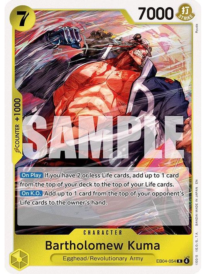 EB04-054 R Bartholomew Kuma 1