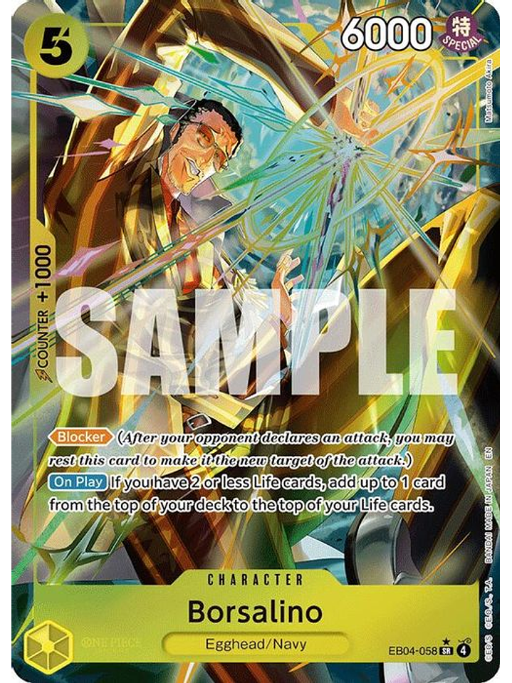 EB04-058 (Alternate Art) Borsalino 1