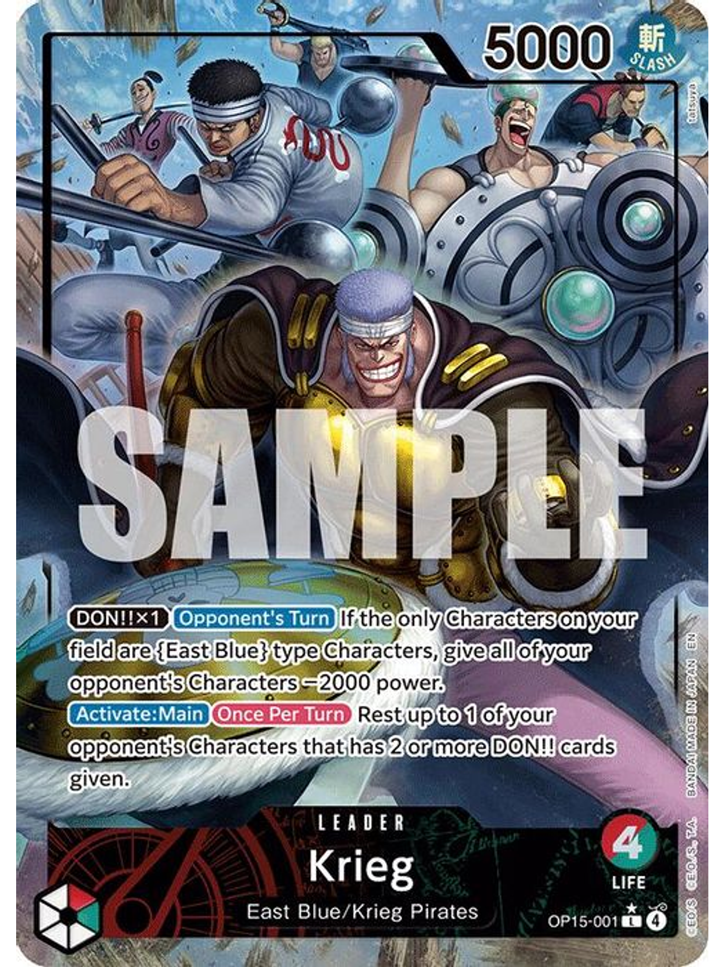 OP15-001 (Alternate Art) Krieg 1