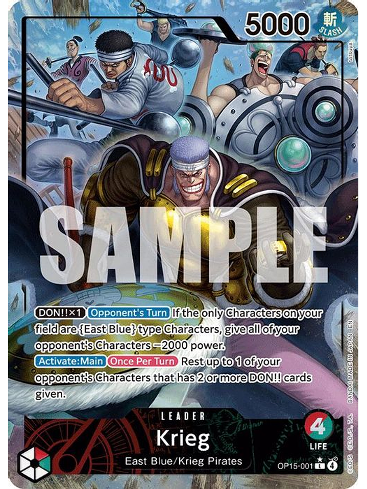 OP15-001 (Alternate Art) Krieg 1