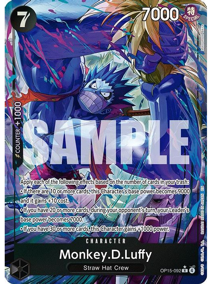OP15-092 (Alternate Art) Monkey.D.Luffy 1