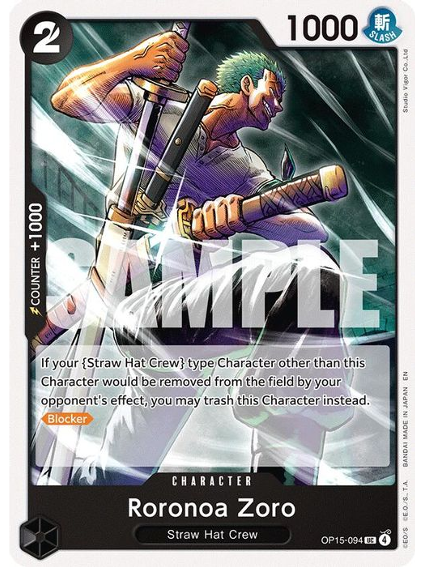 OP15-094 U Roronoa Zoro 1