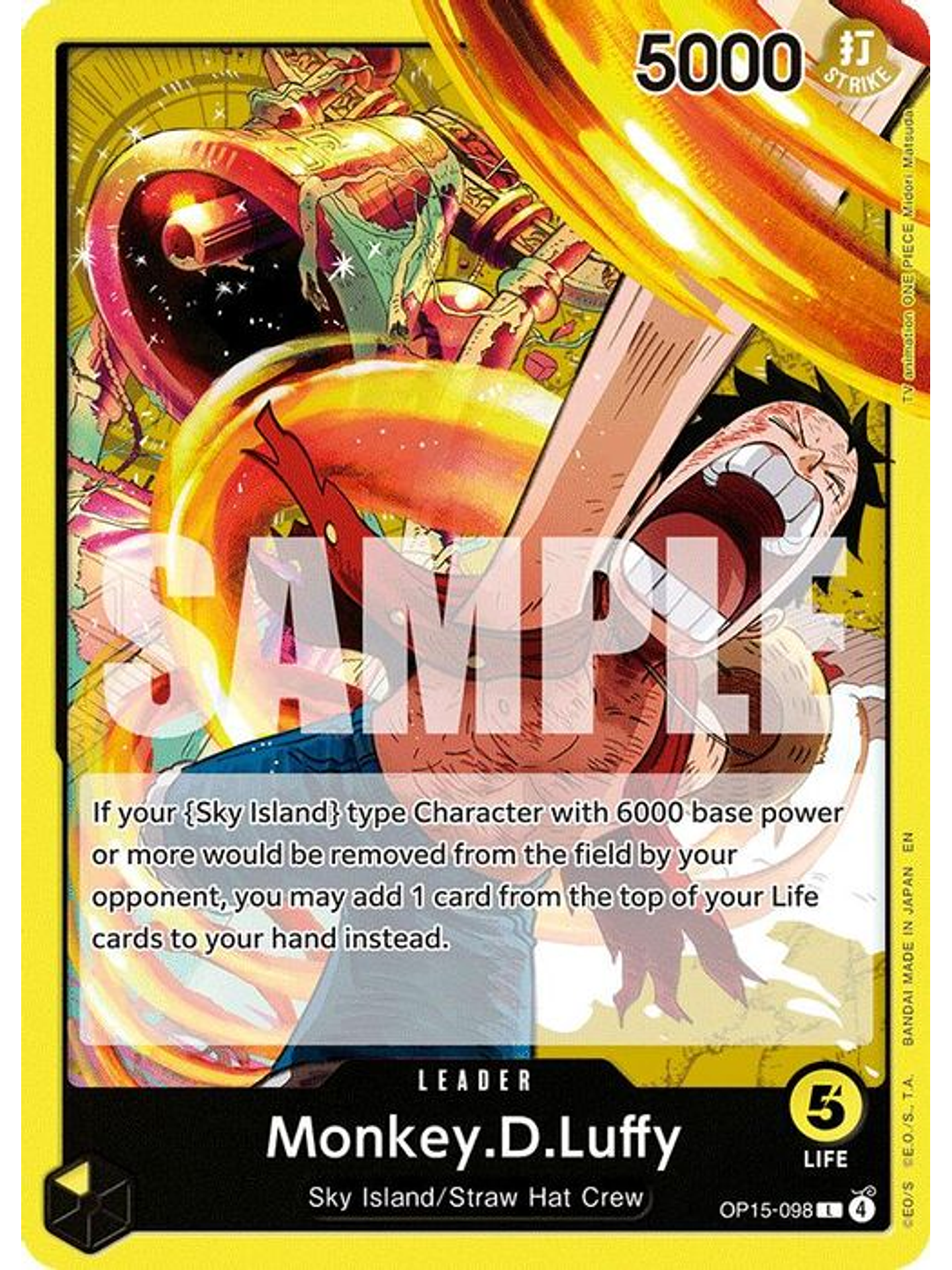 OP15-098 L Monkey.D.Luffy 1