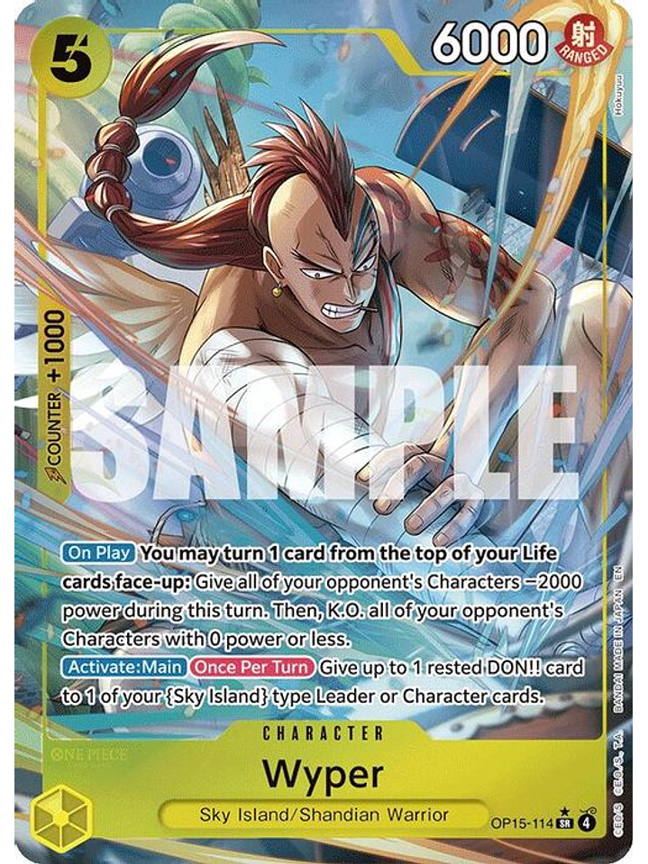 OP15-114 (Alternate Art) Wyper 1