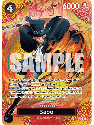 P-105 (Special Rare) Sabo (SP)