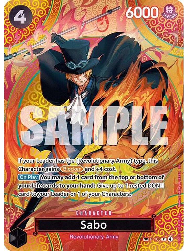 P-105 (Special Rare) Sabo (SP) 1