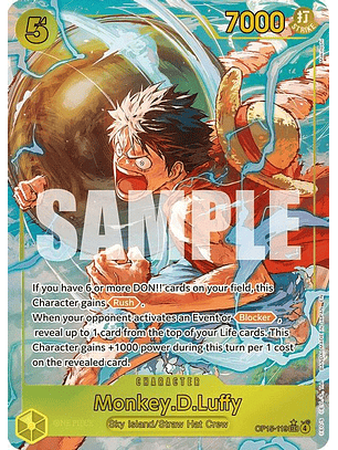 OP15-119 (Alternate Art) Monkey.D.Luffy