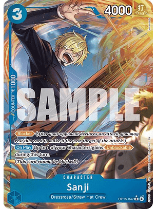 OP15-047 (Alternate Art) Sanji