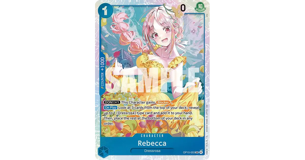 Rebecca様 OP15-053 SR Rebecca
