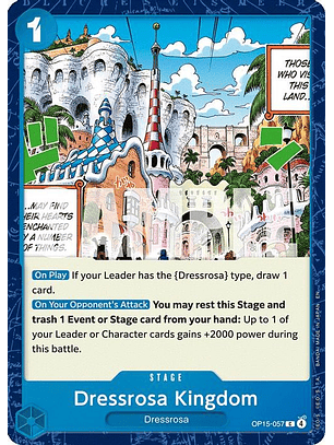 OP15-057 C Dressrosa Kingdom