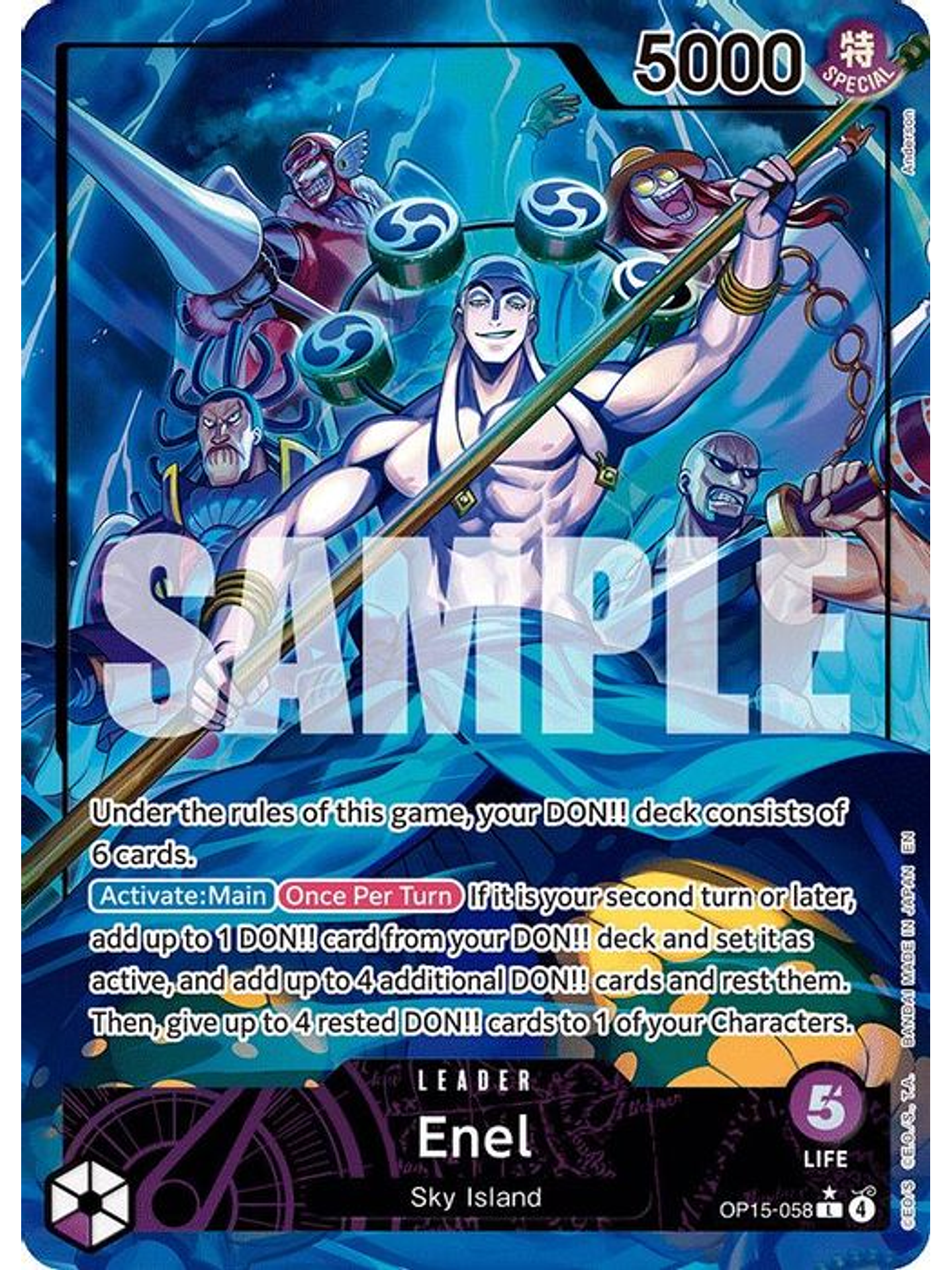 OP15-058 (Alternate Art) Enel 1