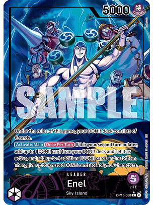 OP15-058 (Alternate Art) Enel
