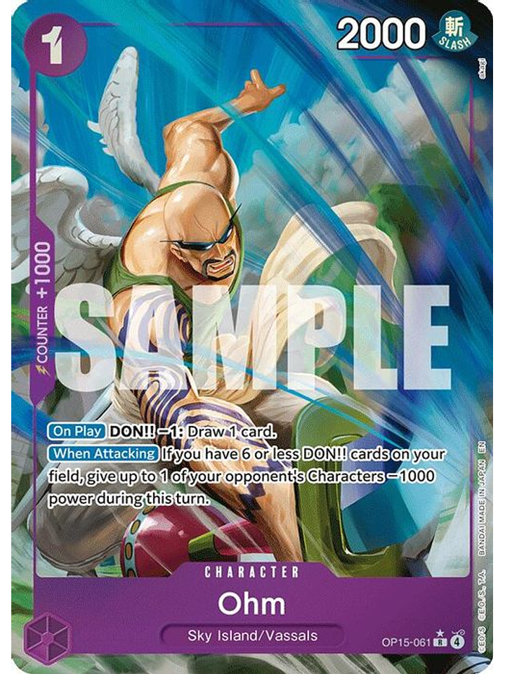 OP15-061 (Alternate Art) Ohm 1