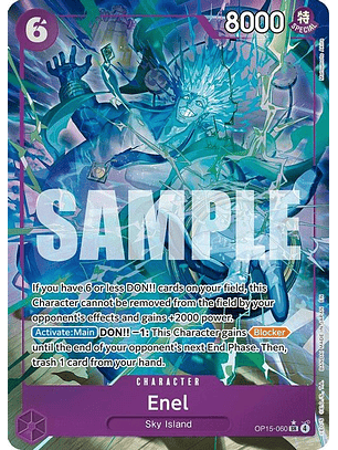 OP15-060 (Alternate Art) Enel