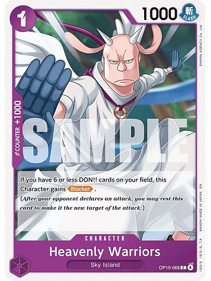 OP15-068 C Heavenly Warriors