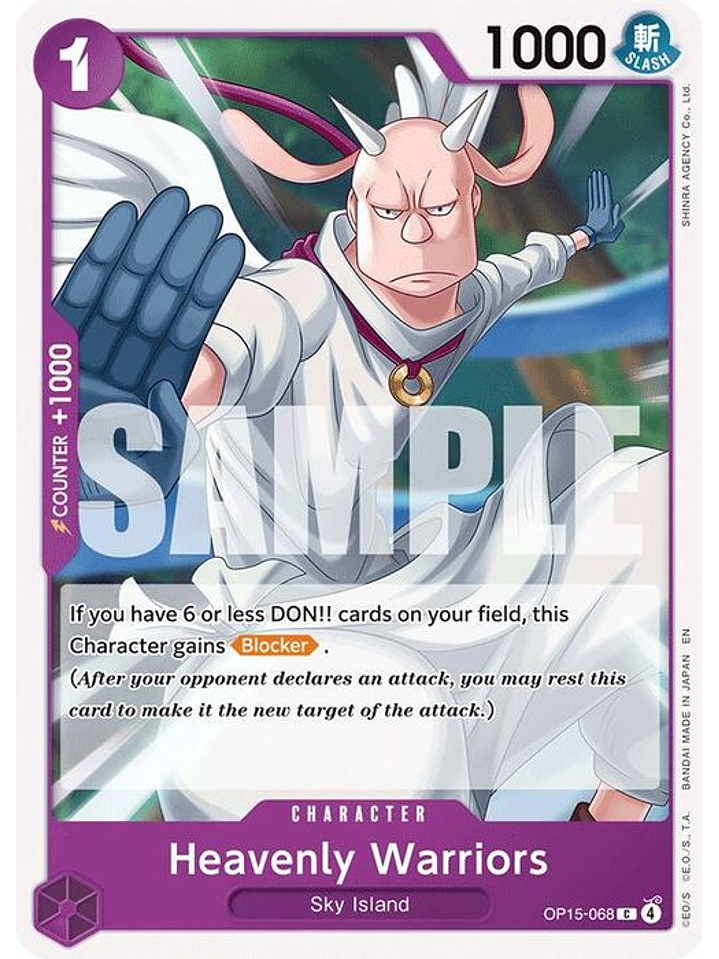 OP15-068 C Heavenly Warriors 1