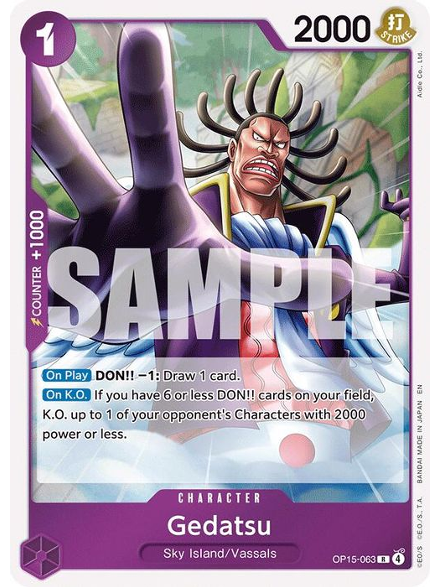 OP15-063 R Gedatsu 1