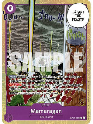 OP15-078 SR Mamaragan