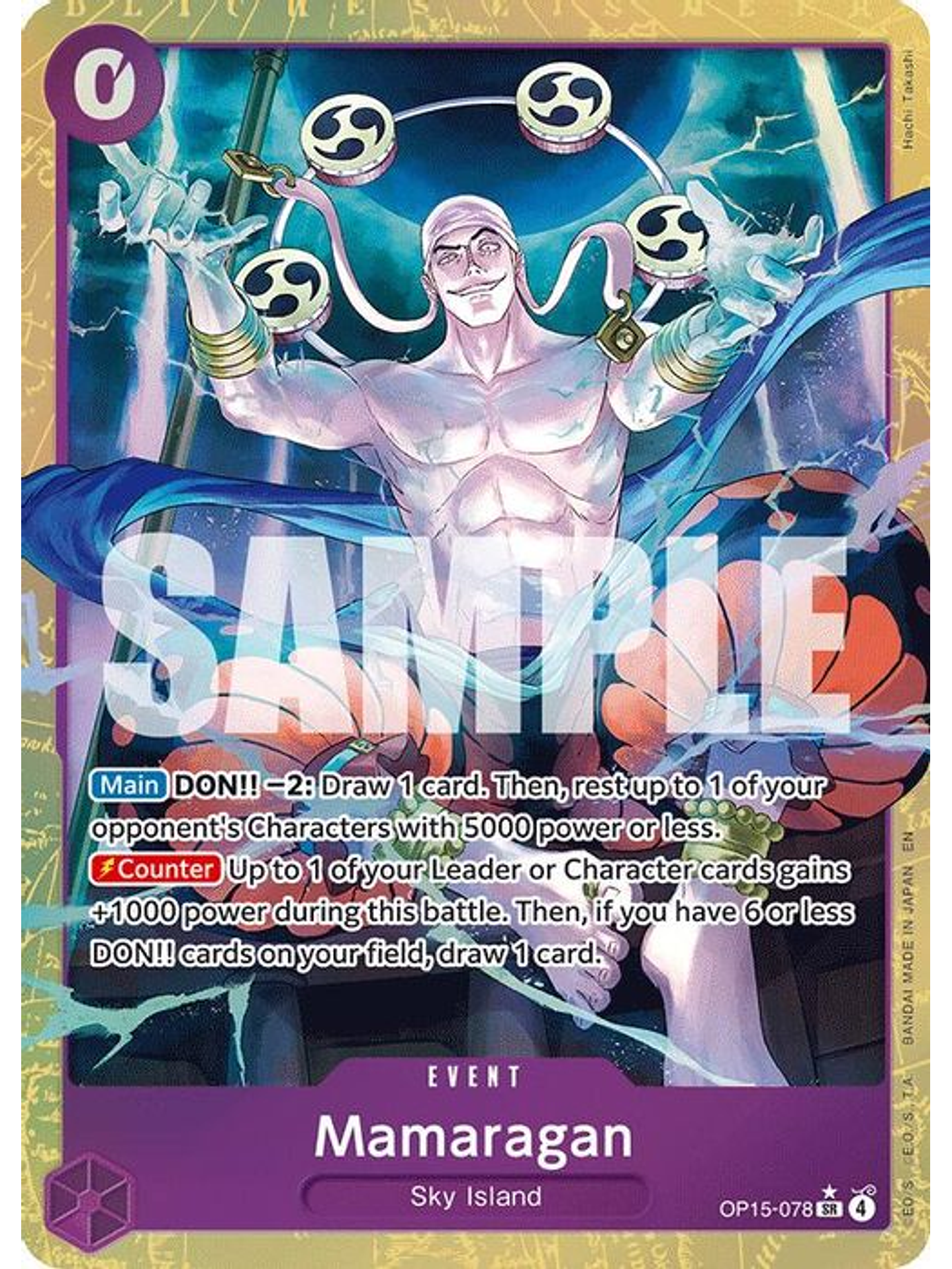 OP15-078 (Alternate Art) Mamaragan 1