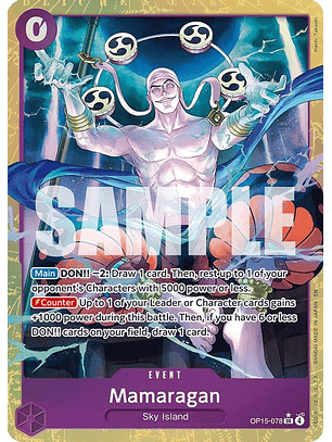 OP15-078 (Alternate Art) Mamaragan