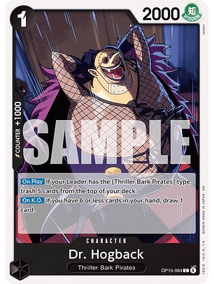 OP15-084 C Dr. Hogback