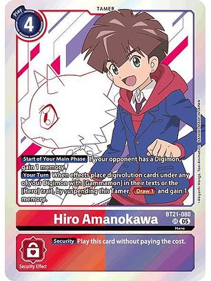 BT21-080 SR Hiro Amanokawa (AD01 Reprint)