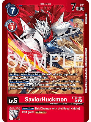 BT20-014 (Alternate Art) SaviorHuckmon