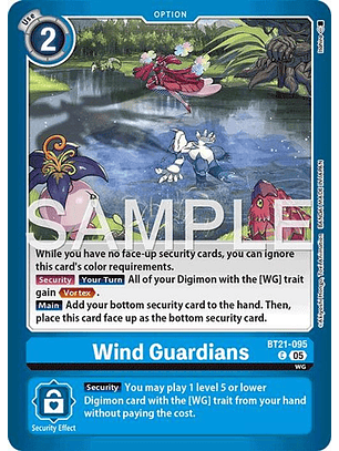 BT21-095 (Alternate Art) Wind Guardians